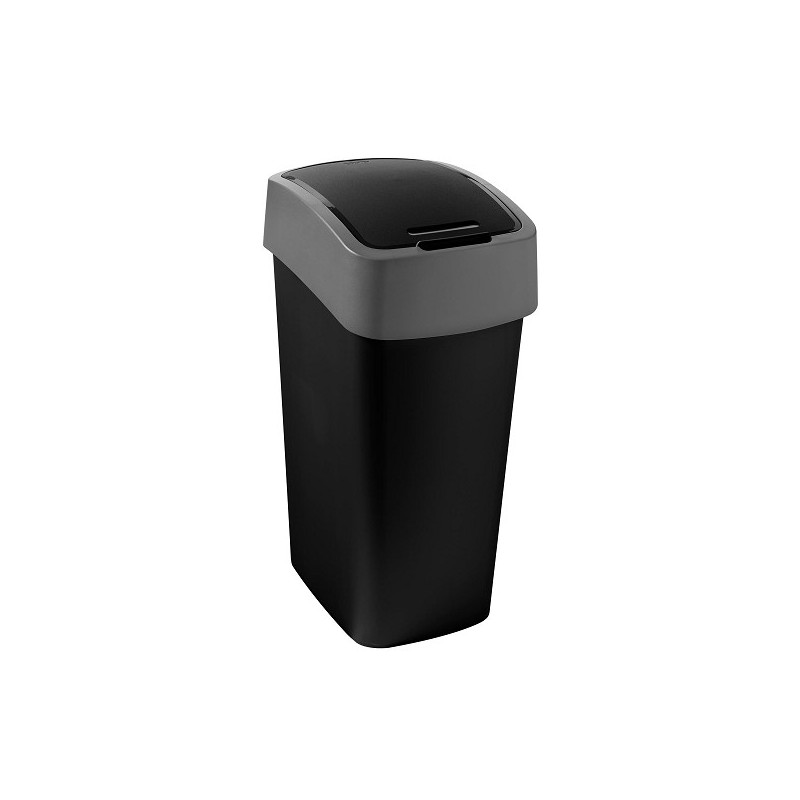 Curver Flip Bin poubelle paisible 50 litres 65x38x29cm