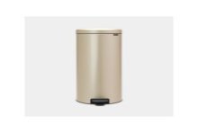 Brabantia Poubelle à Pédale newicon 30L Or Métallisé