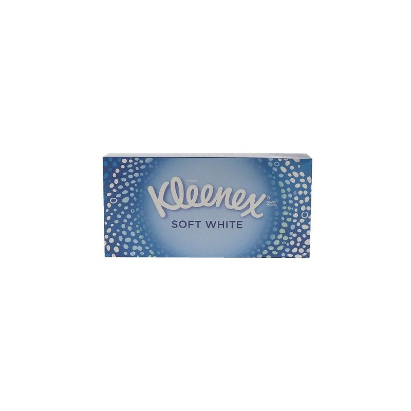 Mouchoirs Kleenex 70pcs Blanc Doux 2 épaisseurs