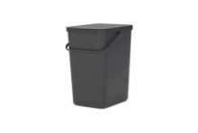 Brabantia Sort & Go afvalemmer 40L grijs