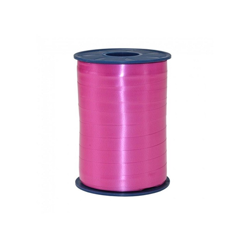 Ruban à friser 250mx10mm rose vif