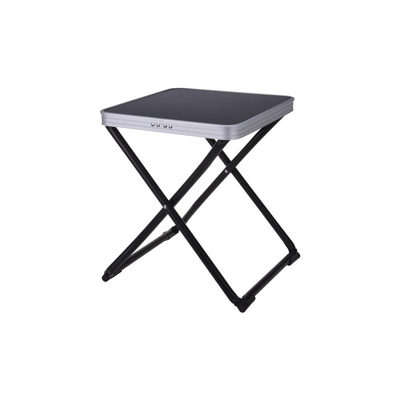 Tabouret pliant avec plateau noir 43x40x48cm