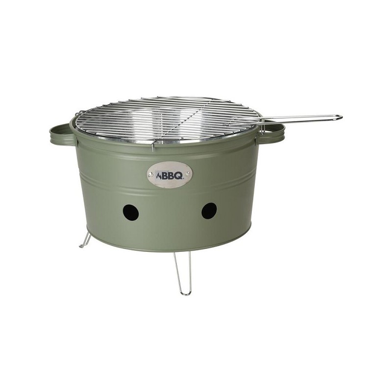 Bassin BBQ Ø34,5cm x 20cm vert mat