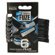 Lames de rasoir jetables Body-X Fuze 6pcs lames triples