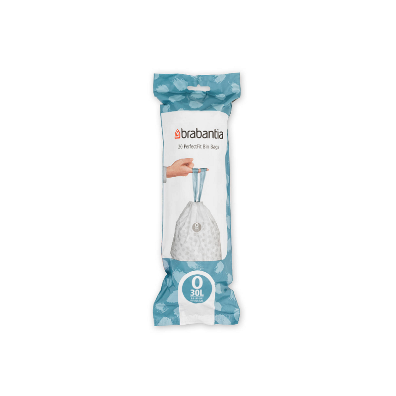 Brabantia perfectFit 30 liter vuilniszakken code O - 20 zakken