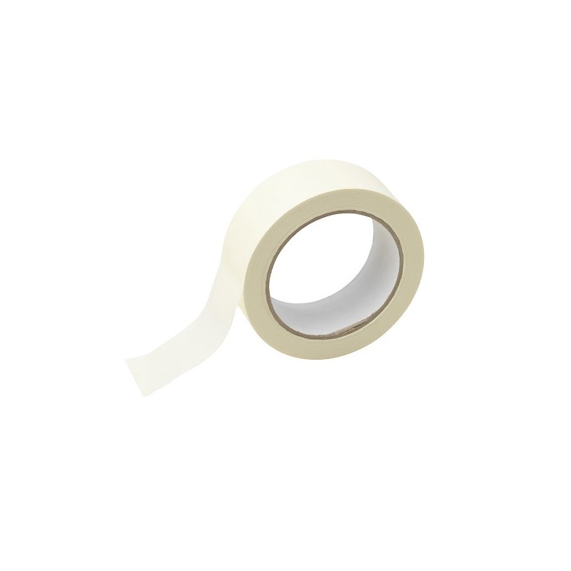 Ruban de masquage blanc 50mtrx38mm pack de 3 rouleaux