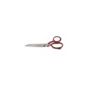 Homeij Ciseaux de tailleur Elastodur acier 18cm rouge