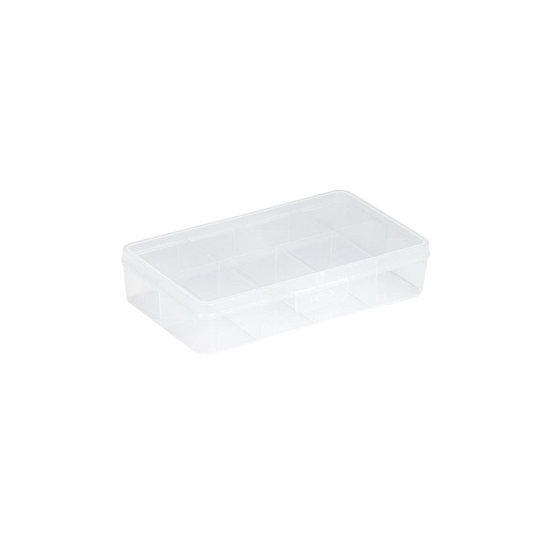 Boîte de rangement Sunware Q-line 1,8L 8 compartiments transparente 24,5x15x5,2cm