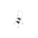 Hailo K45 Keukentrap 2-treeds met hoge beugel wit