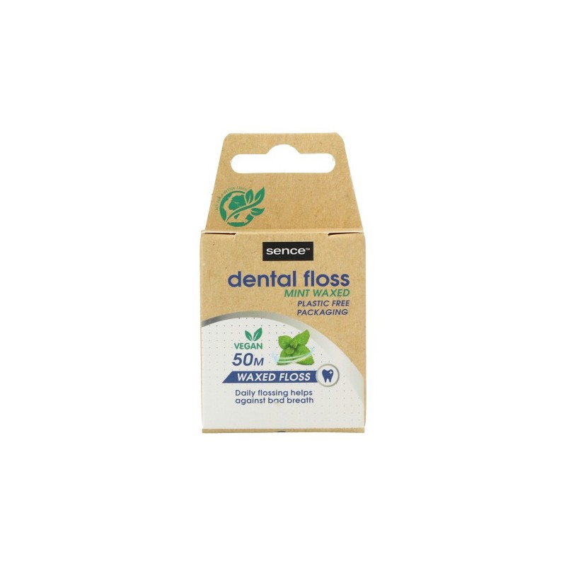 Sence Fresh Vegan Dental Floss 50m Fresh Mint