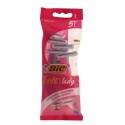 Bic Twin Lady lames de rasoir jetables 5 pièces