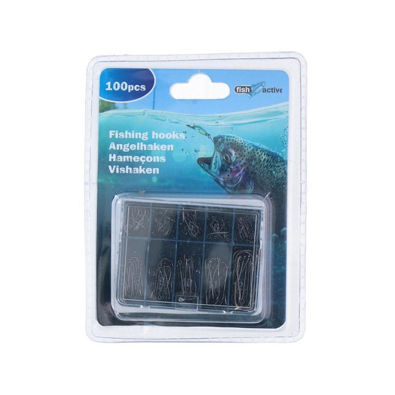 Vishaak assortiment in 5 maten 100-delig