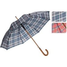 Paraplu ruit polyester lengte 90cm diameter 105cm