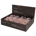 Decoris Kerstballen van kunststof 3 assorti kleuren in doos a 12 stuks blush pink