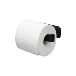 Porte-rouleau papier toilette Tiger Tess sans rabat, plastique noir