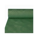 Damast tafelkleed papier ROL118cmx8m donker-groen