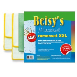Betsy's Microvezel 3-delige ramenset XXL groen