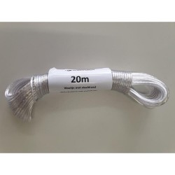 Fil pour corde à linge 20 m avec âme en acier 2,4 mm