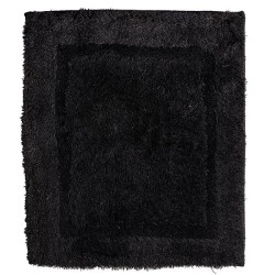 Tapis de bain uni noir 60x90cm