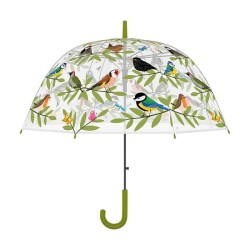 Esschert Design Parapluie club d'oiseaux transparent Ø83cm