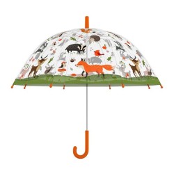 Esschert Design Parapluie enfant transport d'animaux de la forêt Ø70,5cm