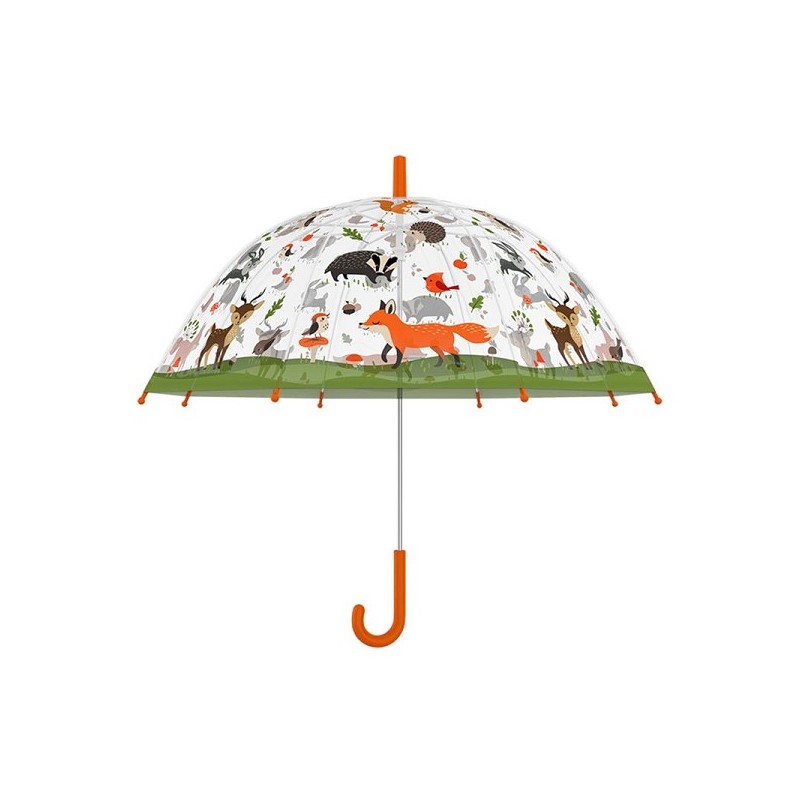Esschert Design Parapluie enfant transport d'animaux de la forêt Ø70,5cm