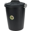 Maxi poubelle 23 litres anthracite en plastique