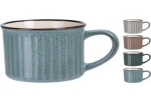 Tasse à motif moucheté en faïence 250ml