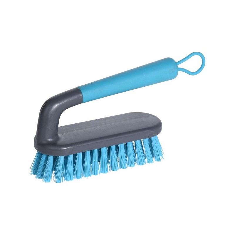 Brosse plastique avec manche 19,5x5x10,5cm