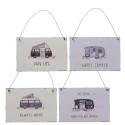 Boltze Home Decor panneau en métal avec camping-car Vanlife - 21x14cm