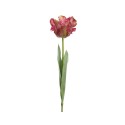 Decoris Tulipe polyester L13-W10-H68cm Rose