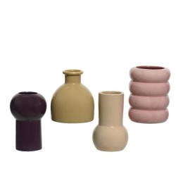 Vase Decoris en porcelaine L8-L8-H12cm