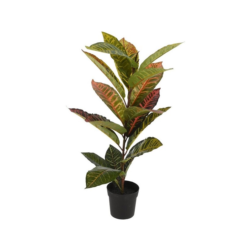 Plante artificielle calathea en pot plastique 65cm