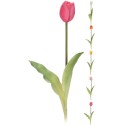 Tulipe mini 40cm disponible en 5 couleurs différentes