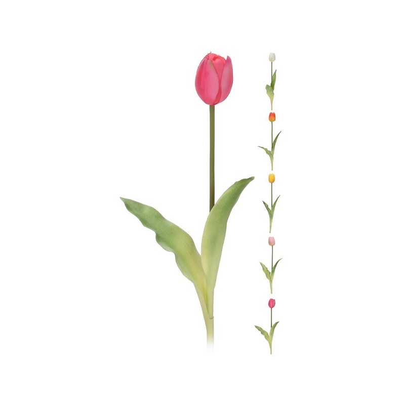 Tulipe mini 40cm disponible en 5 couleurs différentes