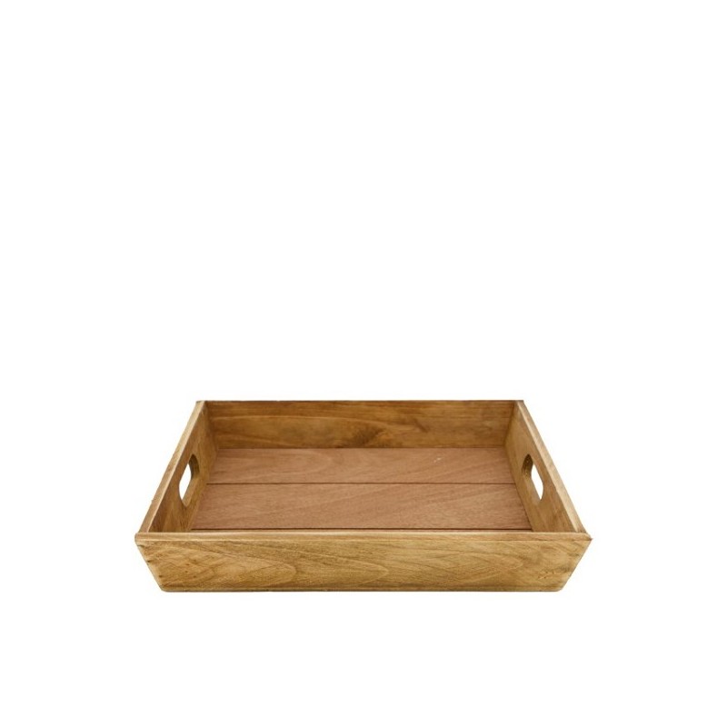 Dijk Natural Collections Plateau bois de sapin 28x28x4,5cm naturel