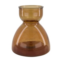 Dijk Natural Collections Vase verre recyclé Ø21,5x23cm marron