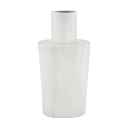 Dijk Natural Collections Vase métal 14x9x28,5cm blanc/Gris-wash