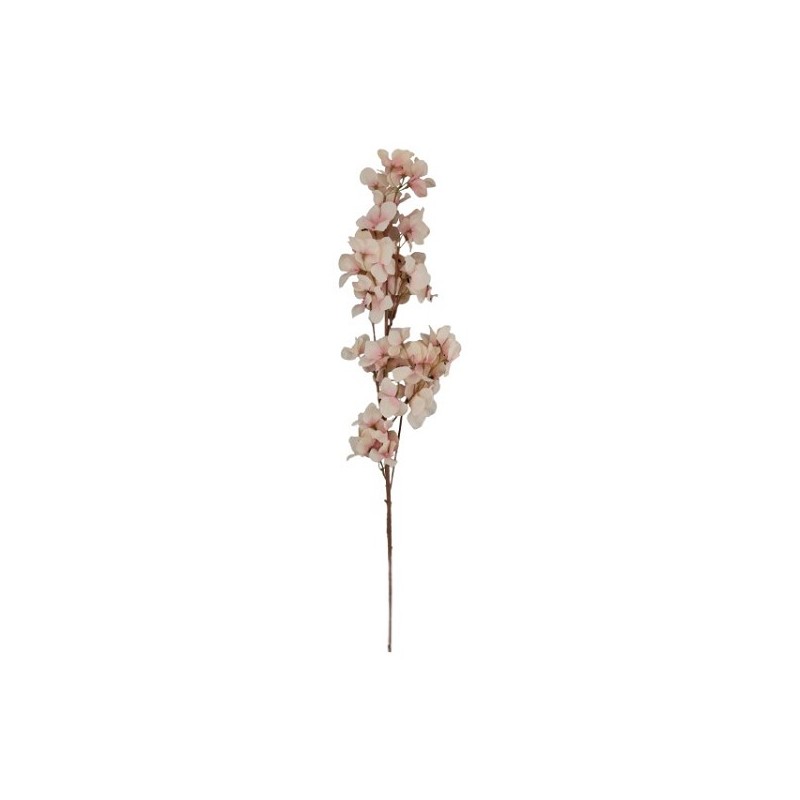 Dijk Natural Collections Kunsttak hydrangea 100x20x10cm roze