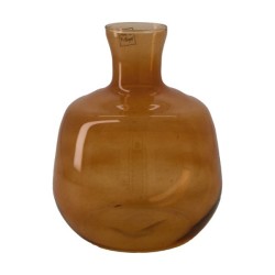 Dijk Natural Collections Vase verre Ø16,5x19cm marron