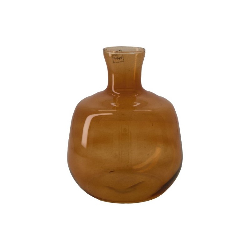 Dijk Natural Collections Vase verre Ø16,5x19cm marron