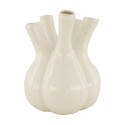 Dijk Natural Collections Vase céramique 17x17x20cm blanc