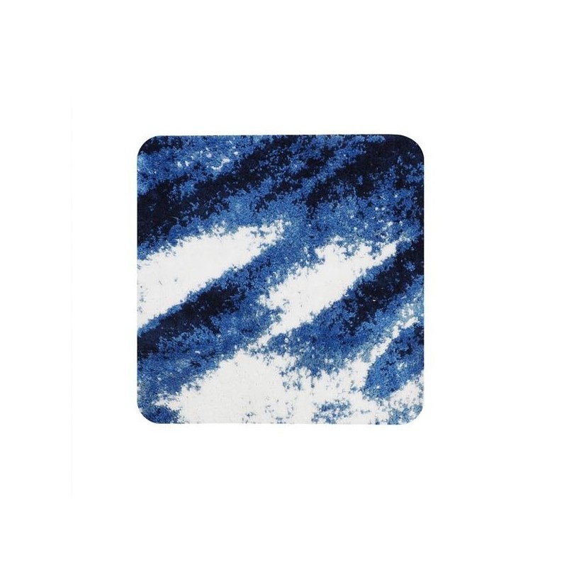 Fréjus Tapis de toilette pour WC suspendu 60x60cm bleu