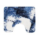 Cannes Tapis de toilette 60x50cm bleu