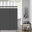 Dutch House Rideau de douche Simply anthracite 180x200cm 100% polyester