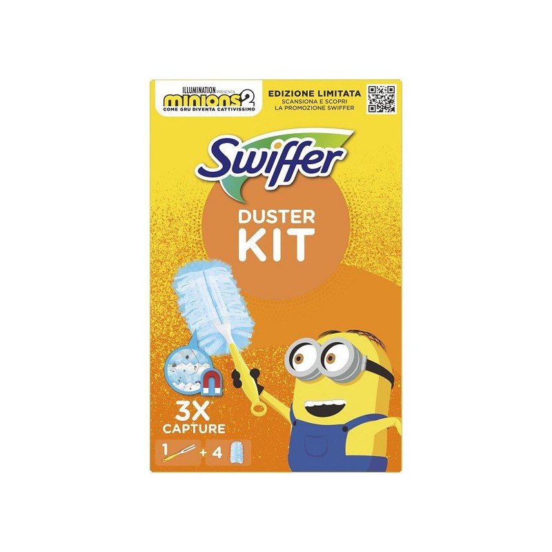 Swiffer Duster starterset 1 handvat met 4 navullingen