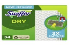 Swiffer Dry Stofwisdoekjes navulling doosje a 34 stuks