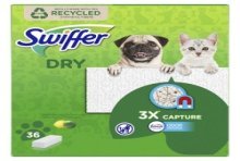 Swiffer Wet Lingettes humides pour sols Citrus Fresh boîte de 36 pièces