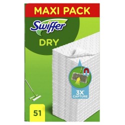 Recharge de lingettes Swiffer Dry Dust boîte de 51 pièces