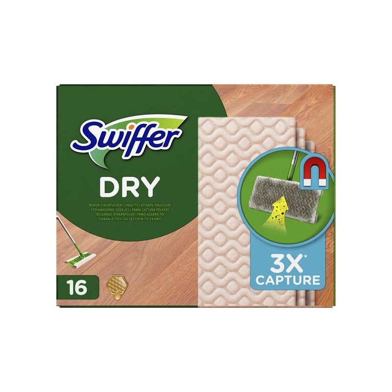 Swiffer Dry Dust lingettes parquet boîte de 16 pièces